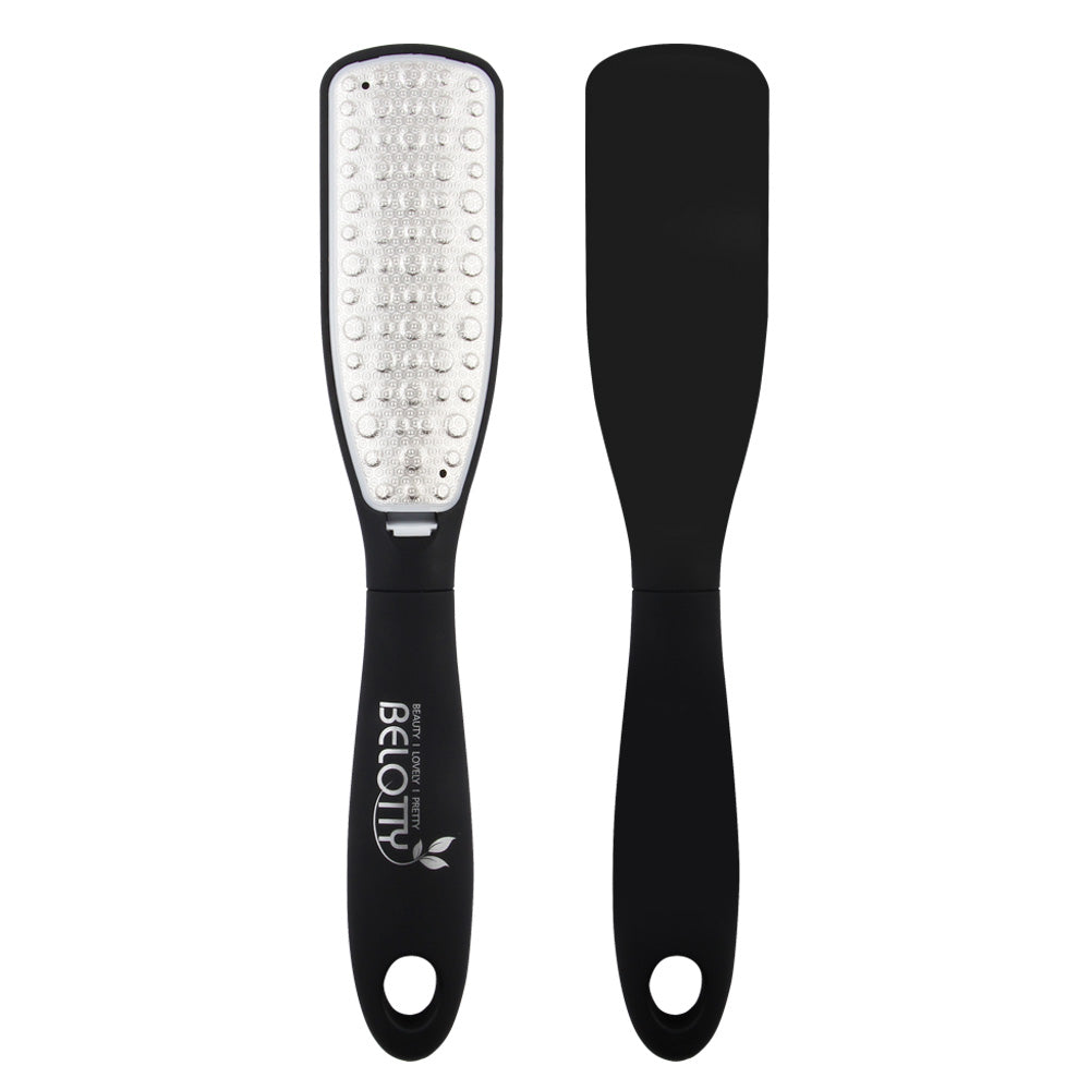 Black Stainless Steel Foot File on a white background